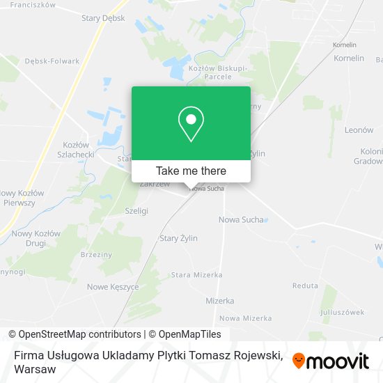 Firma Usługowa Ukladamy Plytki Tomasz Rojewski map