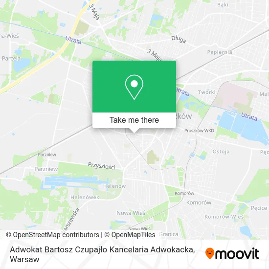 Карта Adwokat Bartosz Czupajło Kancelaria Adwokacka