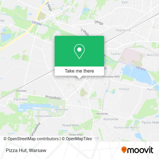 Pizza Hut map