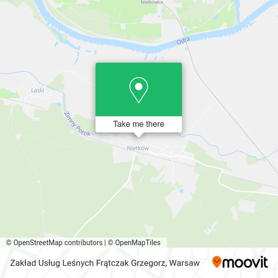 Zakład Usług Leśnych Frątczak Grzegorz map