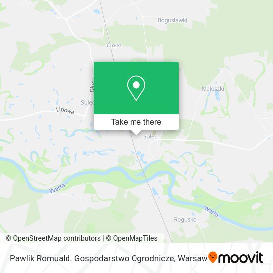 Pawlik Romuald. Gospodarstwo Ogrodnicze map