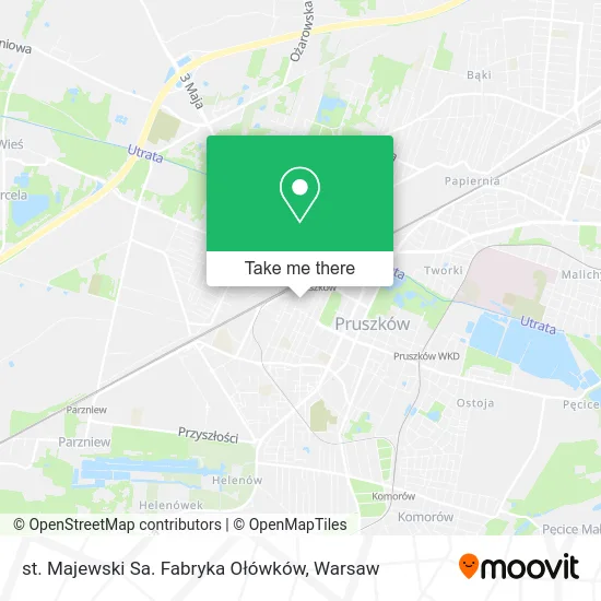 Карта st. Majewski Sa. Fabryka Ołówków