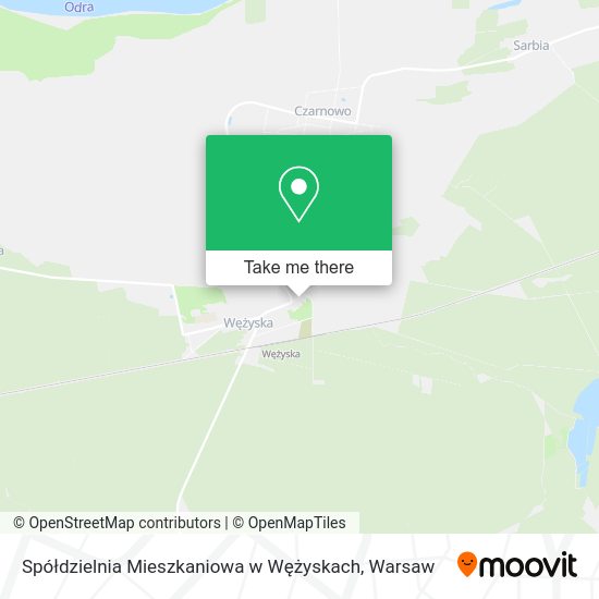 Spółdzielnia Mieszkaniowa w Wężyskach map