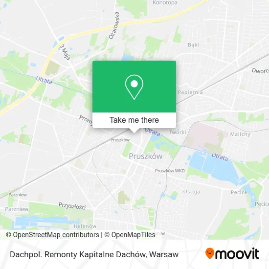 Карта Dachpol. Remonty Kapitalne Dachów