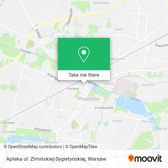Карта Apteka ul. Zimińskiej-Sygietyńskiej
