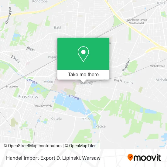 Карта Handel Import-Export D. Lipiński