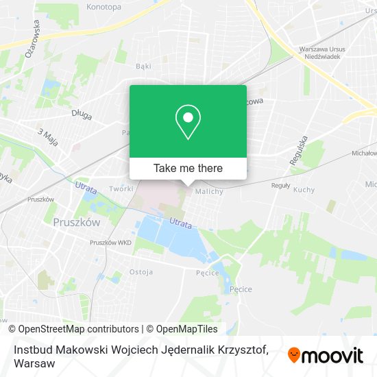 Instbud Makowski Wojciech Jędernalik Krzysztof map