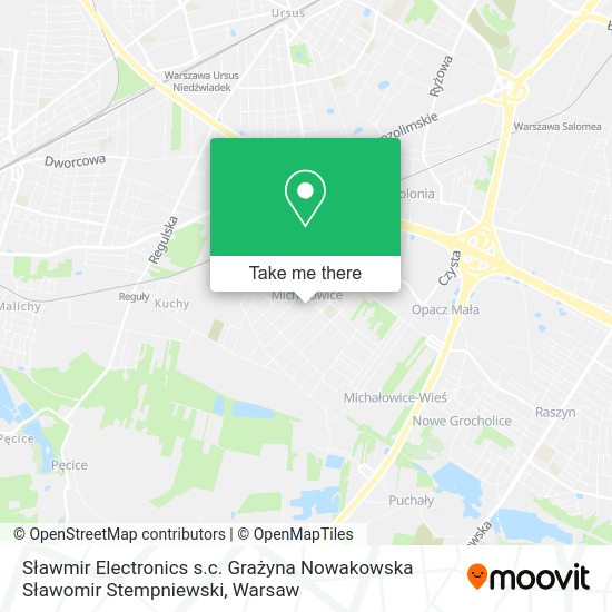 Карта Sławmir Electronics s.c. Grażyna Nowakowska Sławomir Stempniewski