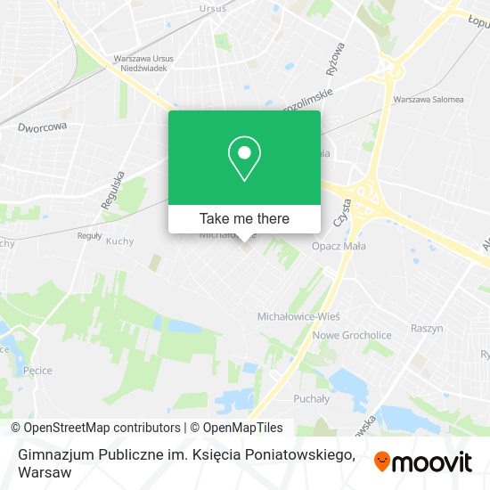 Gimnazjum Publiczne im. Księcia Poniatowskiego map