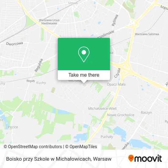 Карта Boisko przy Szkole w Michałowicach