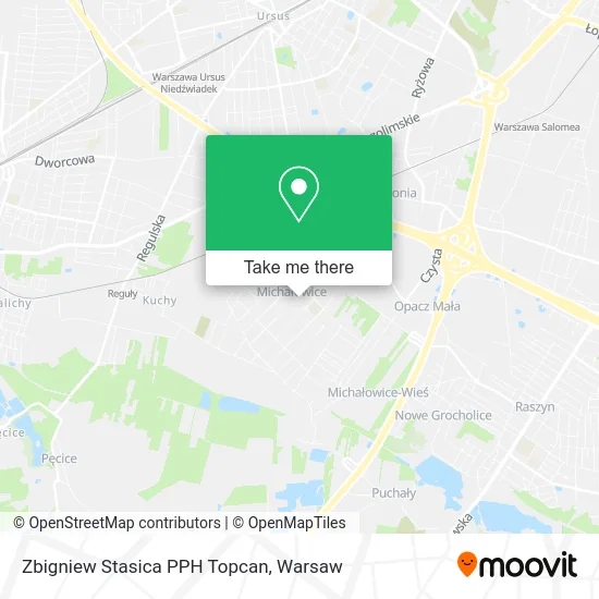 Zbigniew Stasica PPH Topcan map