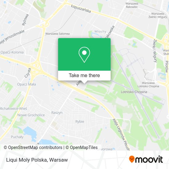 Liqui Moly Polska map