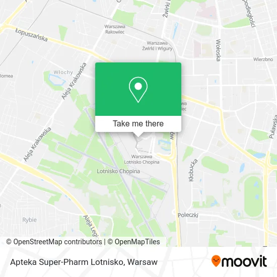 Apteka Super-Pharm Lotnisko map