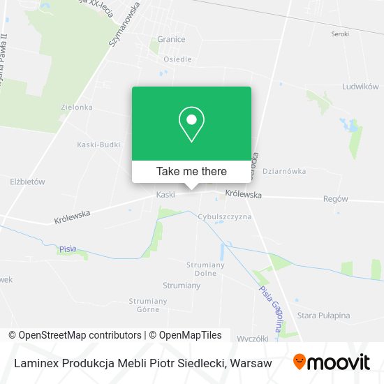 Laminex Produkcja Mebli Piotr Siedlecki map