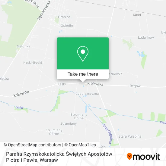 Parafia Rzymskokatolicka Świętych Apostołów Piotra i Pawła map