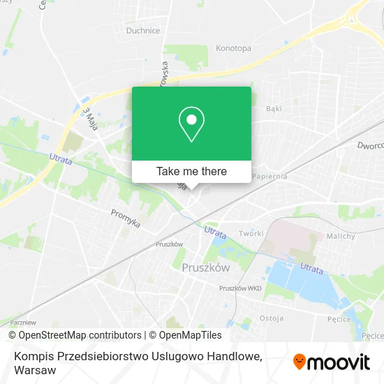 Kompis Przedsiebiorstwo Uslugowo Handlowe map