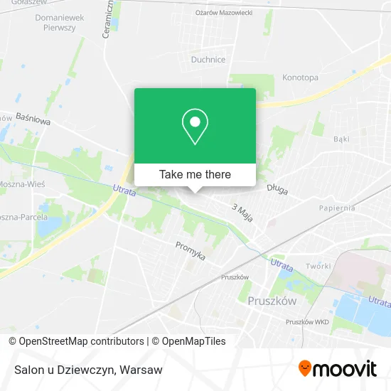 Карта Salon u Dziewczyn