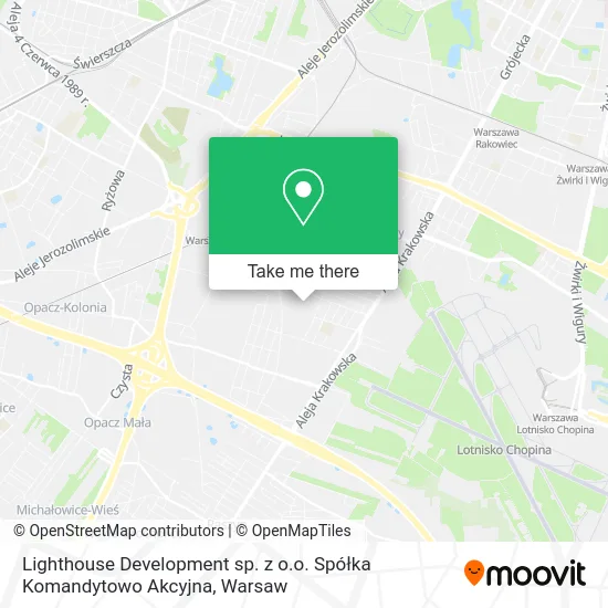 Карта Lighthouse Development sp. z o.o. Spółka Komandytowo Akcyjna