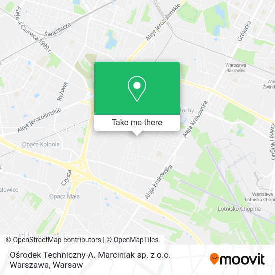 Ośrodek Techniczny-A. Marciniak sp. z o.o. Warszawa map