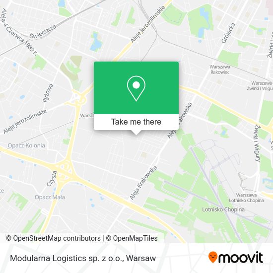 Modularna Logistics sp. z o.o. map