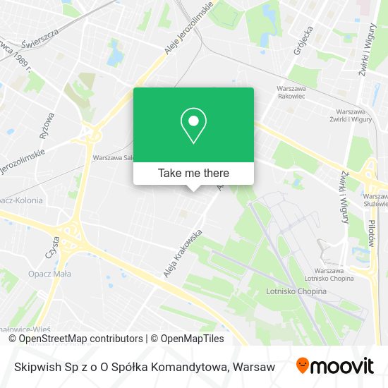 Skipwish Sp z o O Spółka Komandytowa map