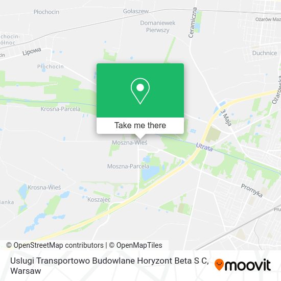 Uslugi Transportowo Budowlane Horyzont Beta S C map