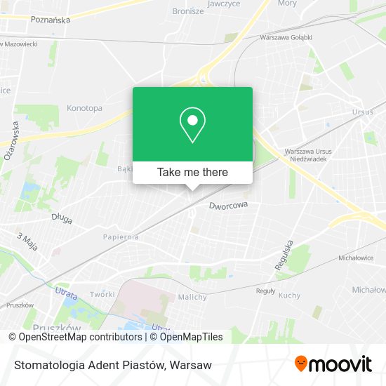 Stomatologia Adent Piastów map