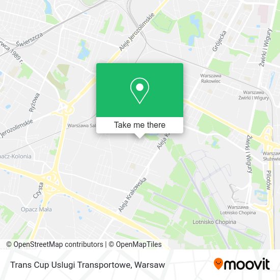 Trans Cup Uslugi Transportowe map