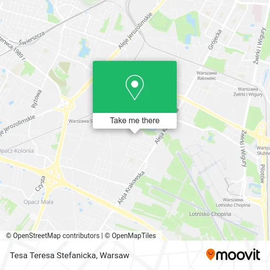 Tesa Teresa Stefanicka map