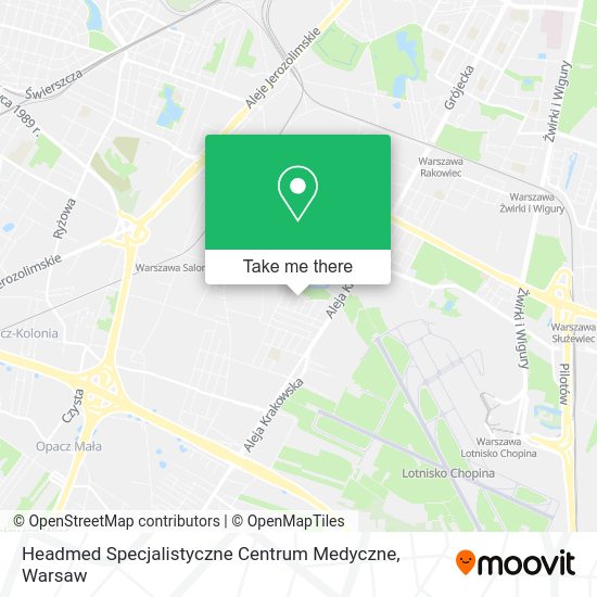 Headmed Specjalistyczne Centrum Medyczne map