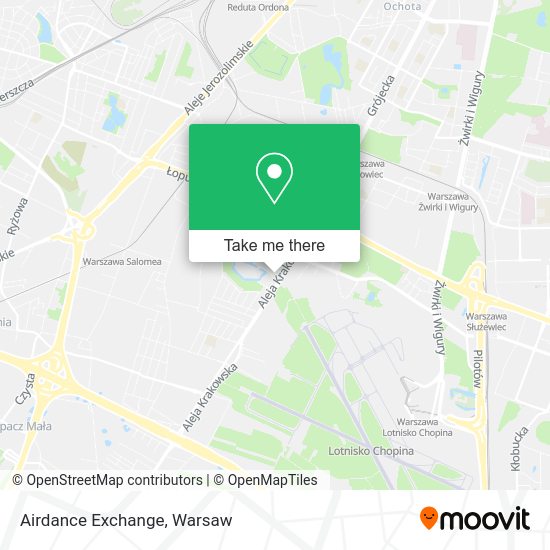 Airdance Exchange map