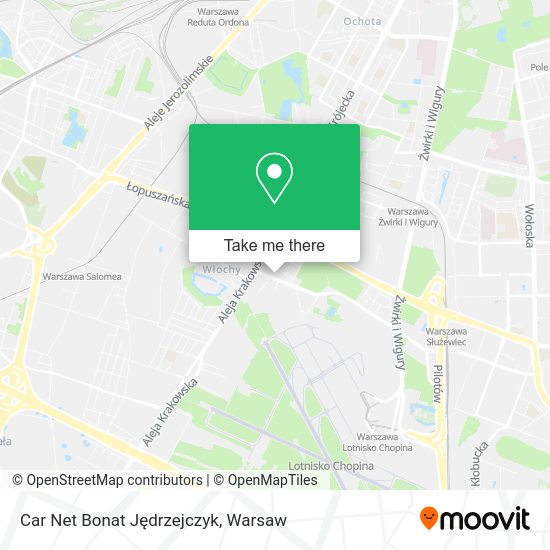 Car Net Bonat Jędrzejczyk map