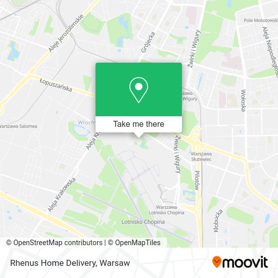 Rhenus Home Delivery map