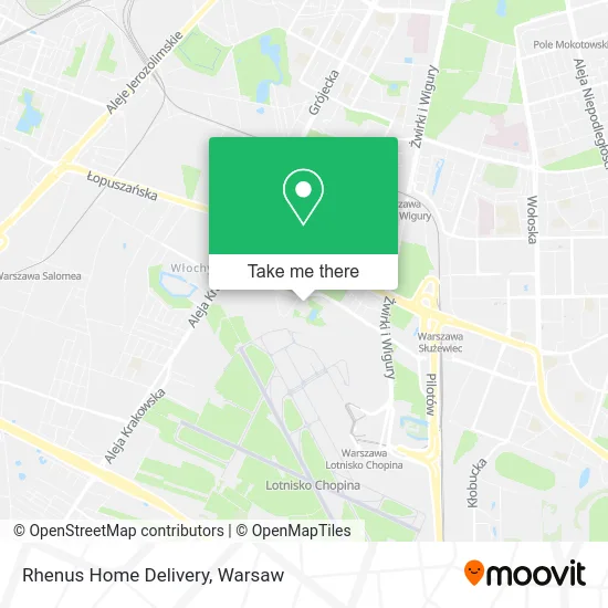 Карта Rhenus Home Delivery