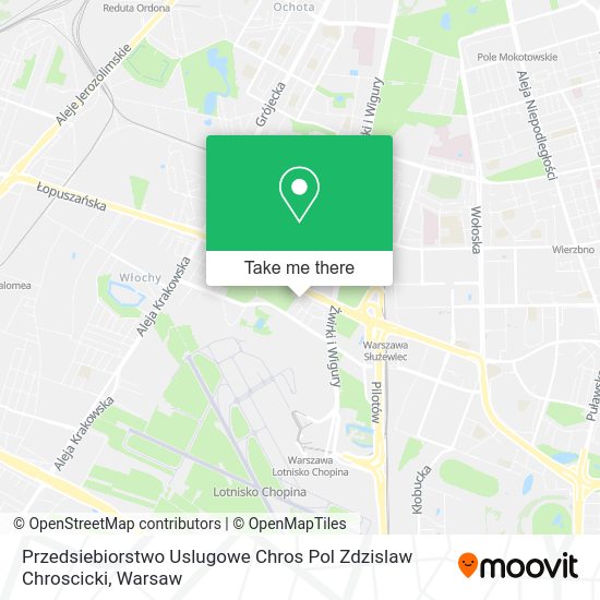 Przedsiebiorstwo Uslugowe Chros Pol Zdzislaw Chroscicki map