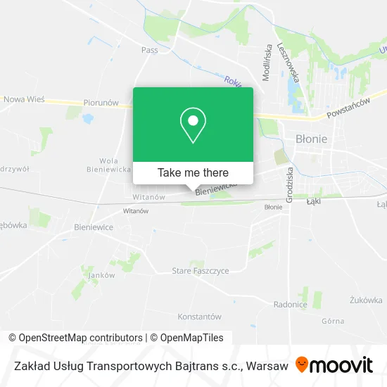 Zakład Usług Transportowych Bajtrans s.c. map