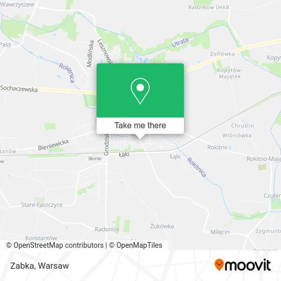 Zabka map