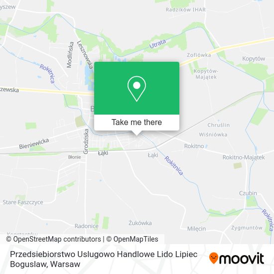 Przedsiebiorstwo Uslugowo Handlowe Lido Lipiec Boguslaw map