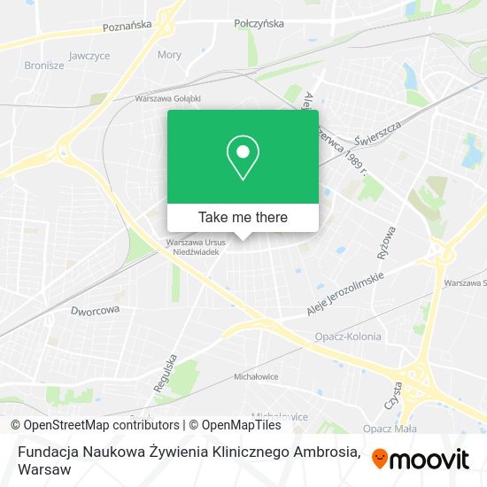 Fundacja Naukowa Żywienia Klinicznego Ambrosia map