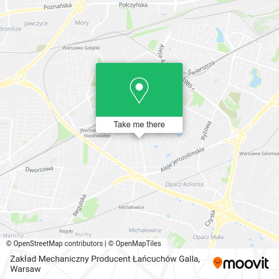 Zakład Mechaniczny Producent Łańcuchów Galla map