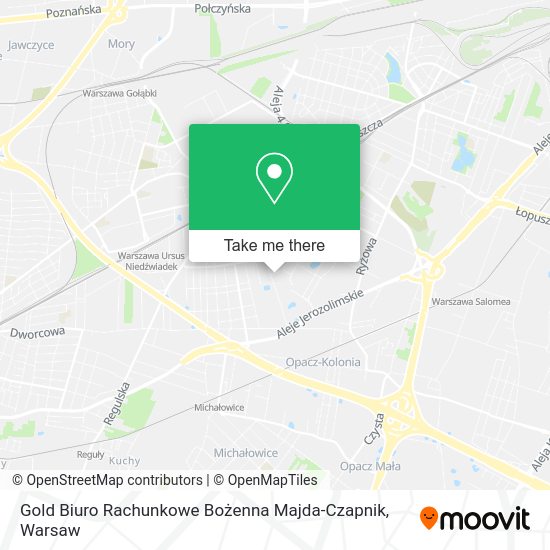 Gold Biuro Rachunkowe Bożenna Majda-Czapnik map