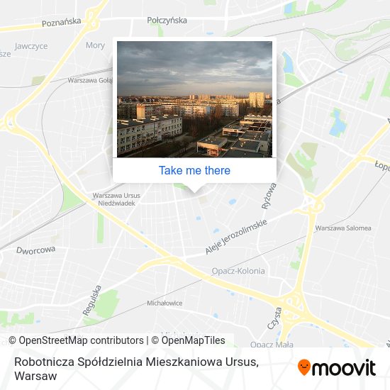 Robotnicza Spółdzielnia Mieszkaniowa Ursus map