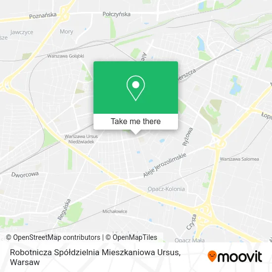 Карта Robotnicza Spółdzielnia Mieszkaniowa Ursus