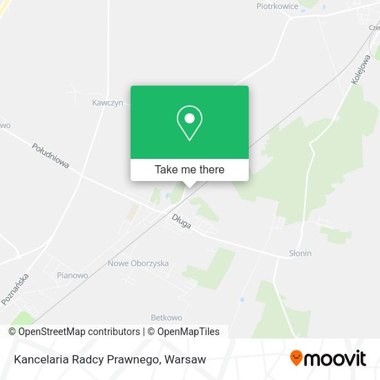 Kancelaria Radcy Prawnego map