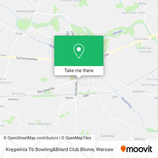 Kręgielnia Tb Bowling&Bilard Club Błonie map