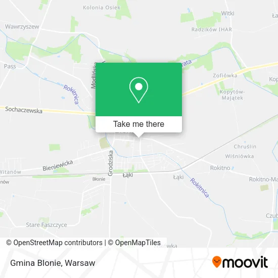 Gmina Blonie map
