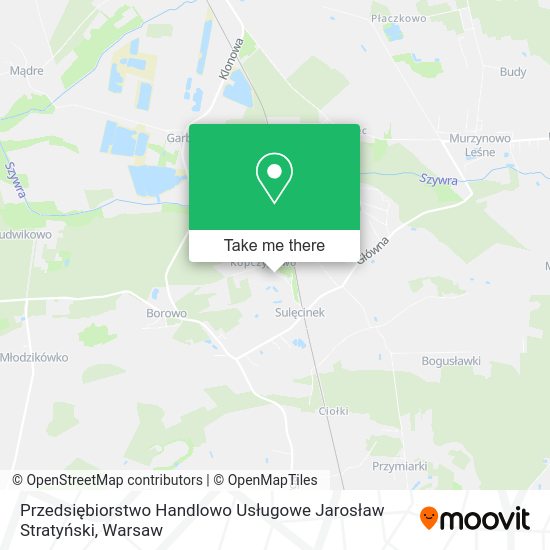 Przedsiębiorstwo Handlowo Usługowe Jarosław Stratyński map