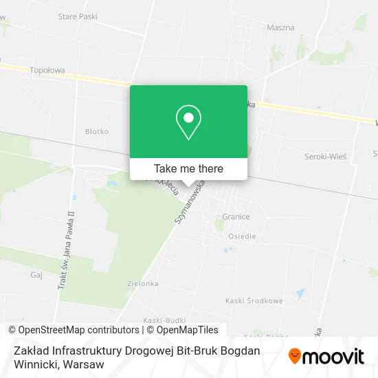 Zakład Infrastruktury Drogowej Bit-Bruk Bogdan Winnicki map