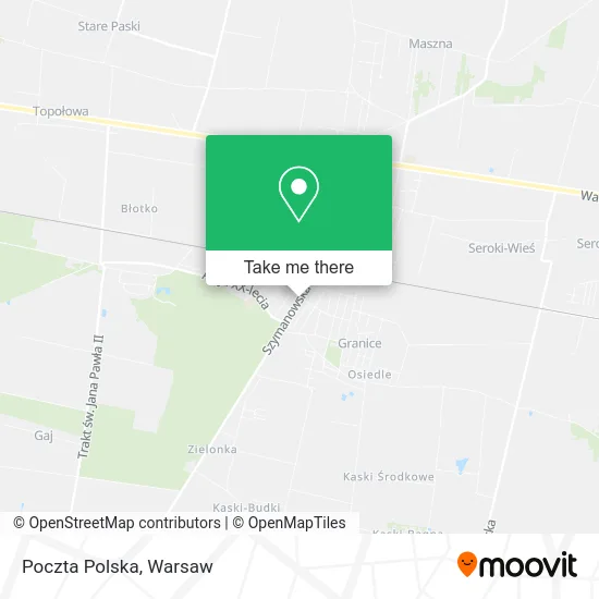 Poczta Polska map