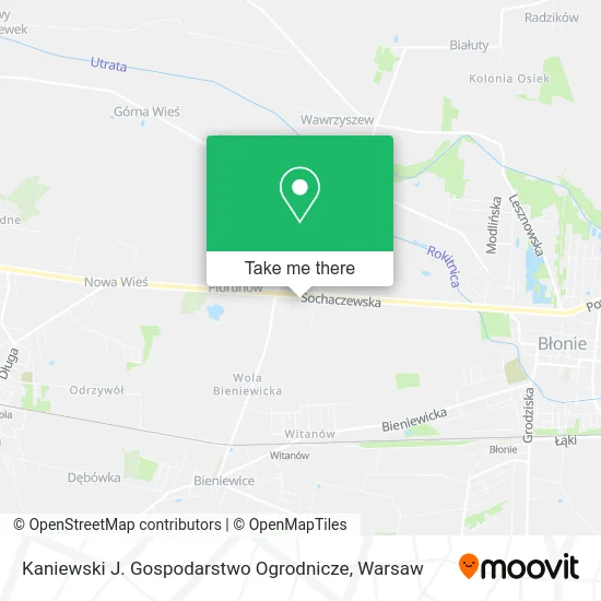 Карта Kaniewski J. Gospodarstwo Ogrodnicze